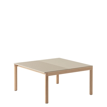 Muuto Couple Coffee Table 2 Plain 80 X 84 - Sand/Eg