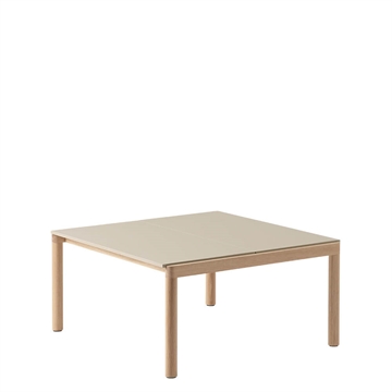 Muuto Couple Coffee Table Plain 80 X 84 - Sand/Eg