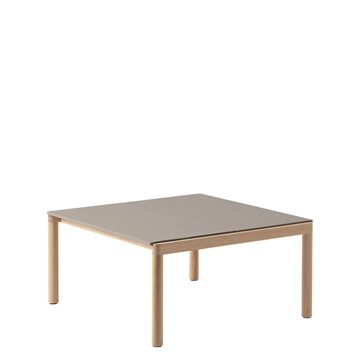 Muuto Couple Coffee Table Plain 80 X 84 - Taupe/Eg