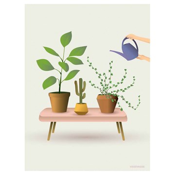 Vissevasse Plakat Growing Plants - 50x70 cm 