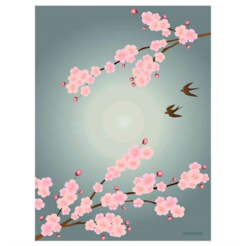 Vissevasse Plakat Sakura