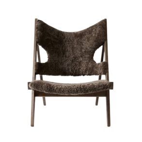 Audo Knitting Lounge Chair Loungestol Sheepskin
