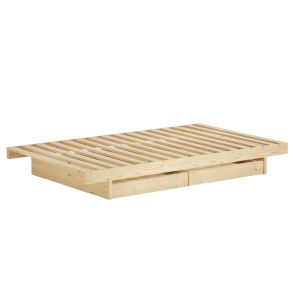 Karup Design Kanso Bed Sengeramme (inkl. 2 skuffer) - Raw 100