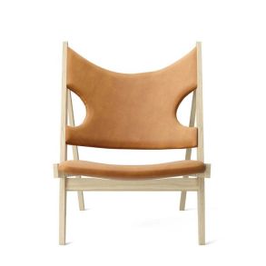 Audo Knitting Lounge Chair Loungestol Leather