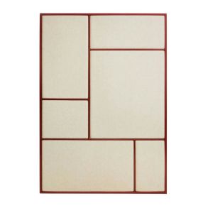 PLEASE WAIT to be SEATED NOUVEAU Pin Large - Basque Red