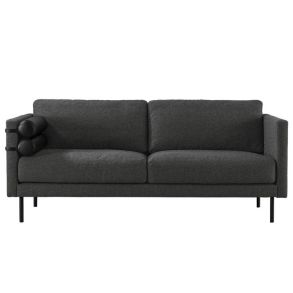 Tidlös sofa model Rika - Cyber stof mørkegrå