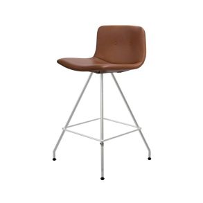 Bent Hansen Primum Bar Stool Low Fixed Polished