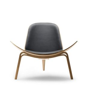 Carl Hansen & Søn CH07 Skalstolen Læder
