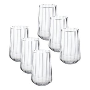 Georg Jensen Bernadotte Høje Vandglas (6 stk.)